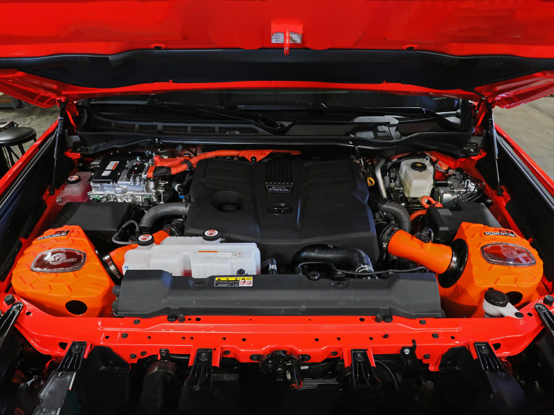 Toyota Tundra Performance Air Intake - aFe - Momentum GT w/ Pro 5R Filter - Orange - `22-`25