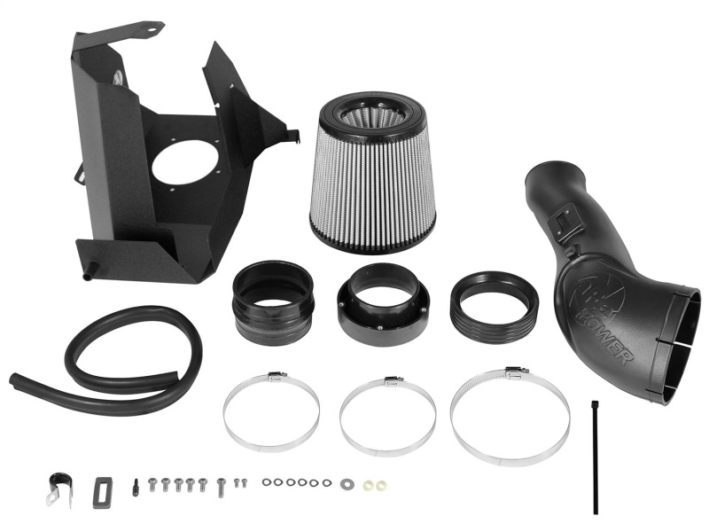 Ford Diesel Trucks Performance Air Intake - aFe - Magnum FORCE Stage-2 with Pro DRY S Filter - `11-`16