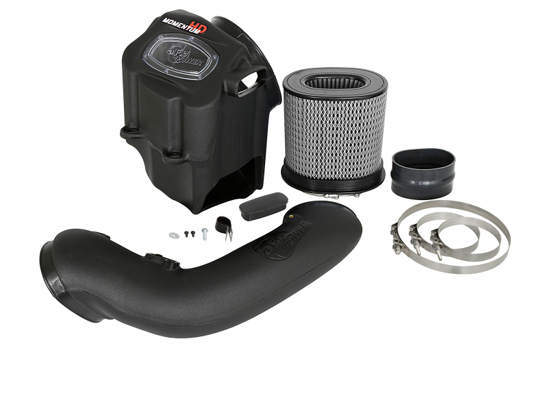Ford Diesel Trucks Performance Air Intake - aFe - Momentum HD Intakes Pro Dry S - `17-`19