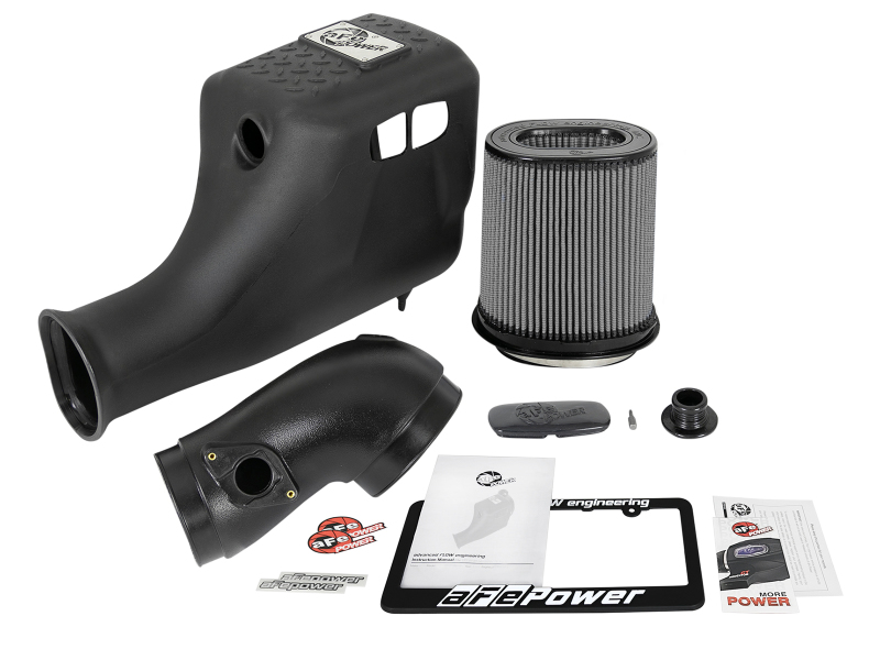 Ford Diesel Trucks Performance Air Intake - aFe - Magnum FORCE Stage-2Si w/ Pro DRY S Filter - `03-`07