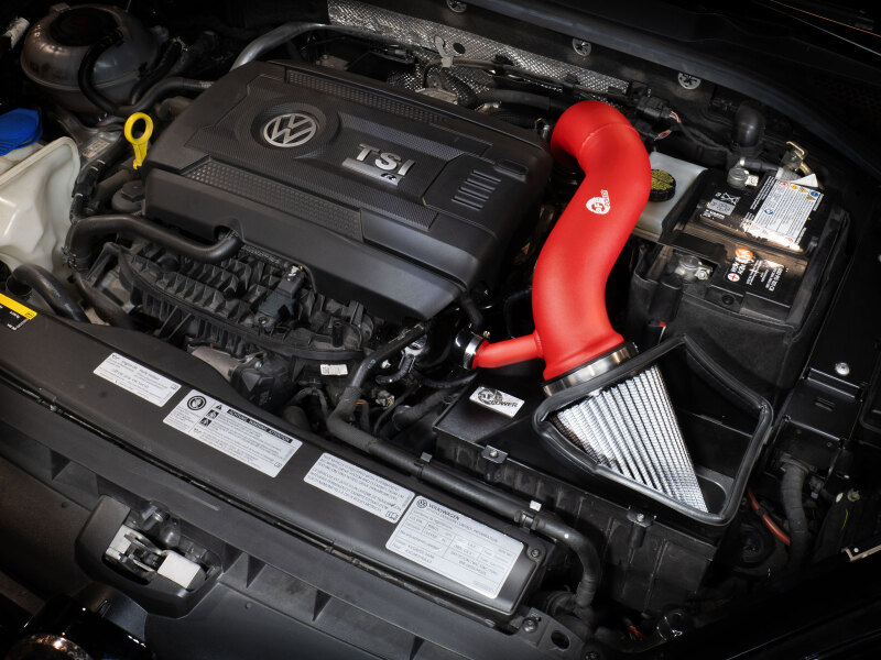 Volkswagen GTI Performance Air Intake - aFe - Rapid Induction Red Edition w/ Pro DRY S Filter - Red - `15-`21