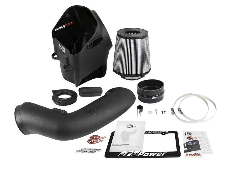 Ford Diesel Trucks Performance Air Intake - aFe - Magnum FORCE Stage-2 Pro DRY S - `17-`18