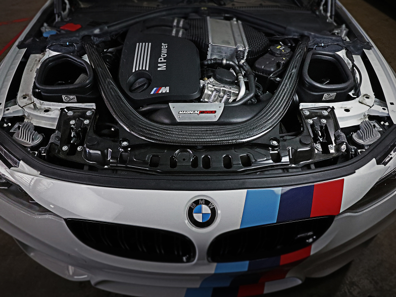 BMW M3 Performance Air Intake - aFe - Magnum FORCE Stage-2 Pro DRY S - Black - `15-`19