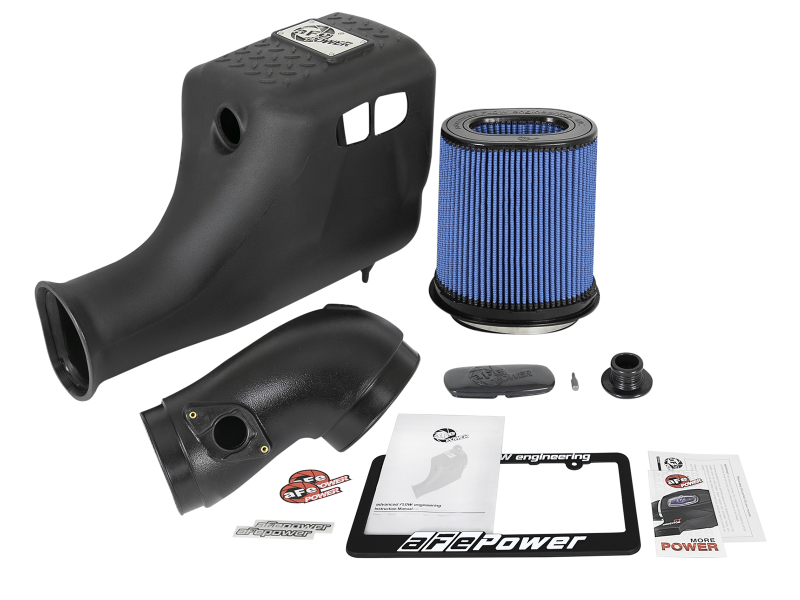 Ford Diesel Trucks Performance Air Intake - aFe - Magnum FORCE Stage-2Si w/ Pro 5R - `03-`07