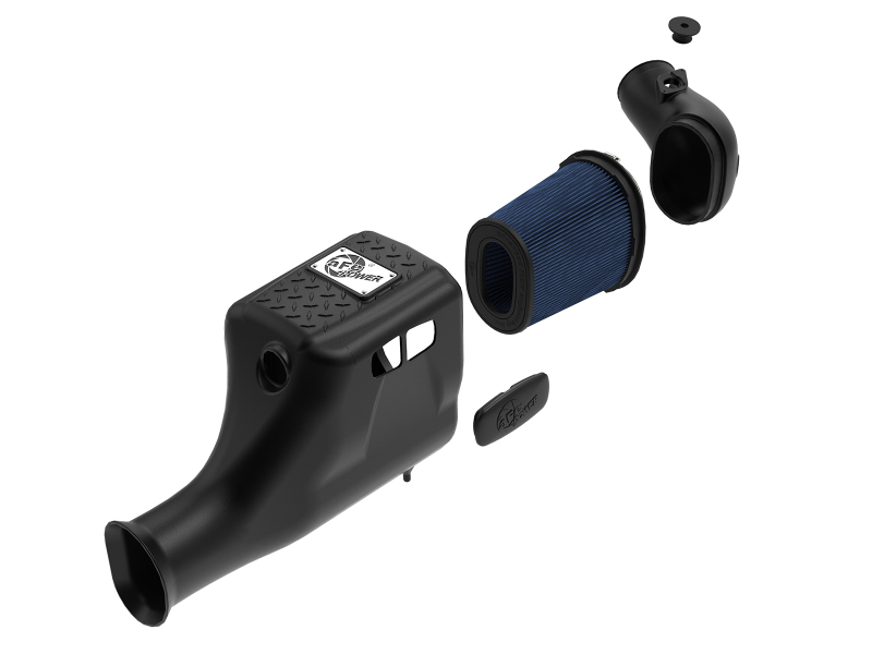 Ford Diesel Trucks Performance Air Intake - aFe - Magnum FORCE Stage-2Si w/ Pro 5R - `03-`07