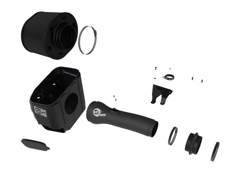 Dodge Ram 1500 Performance Air Intake - aFe - Track Series Carbon Fiber w/ Pro 5R Filter - Black - `25-`27