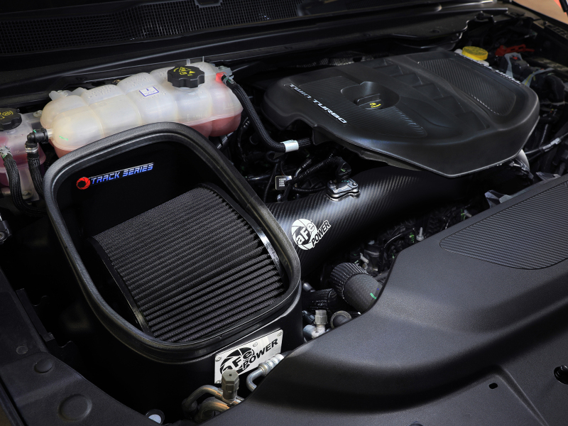 Dodge Ram 1500 Performance Air Intake - aFe - Track Series Carbon Fiber w/ Pro 5R Filter - Black - `25-`27