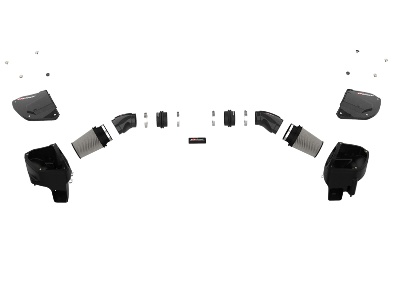 BMW M5 Performance Air Intake - aFe - Black Series Stage-2 Carbon Fiber with Pro DRY S Media - Black - `18-`23