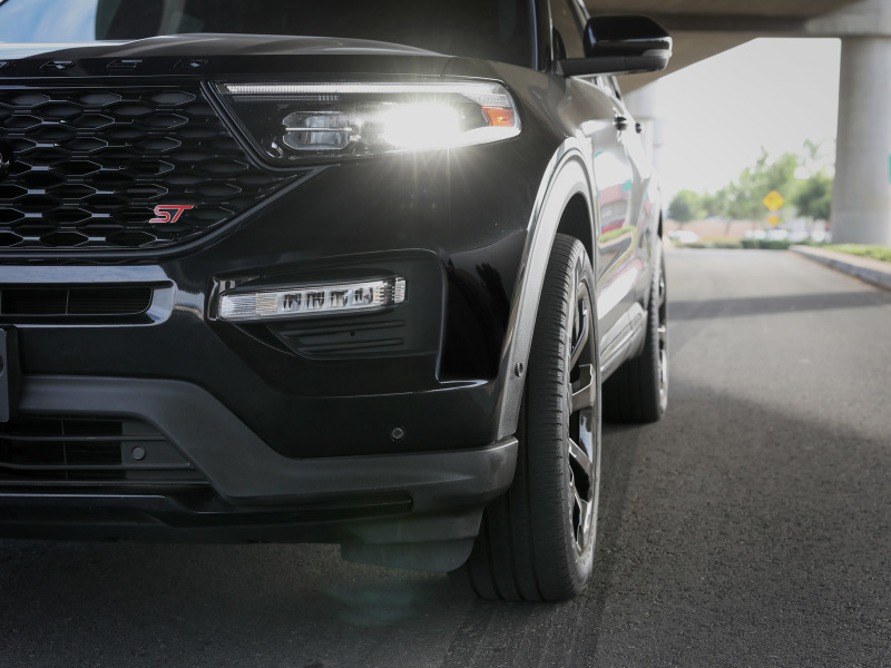 Ford Explorer Wheel Spacers - aFe - Billet Aluminum, 1.25in, 5x114.3, CB70.5 - Black - `20-`23