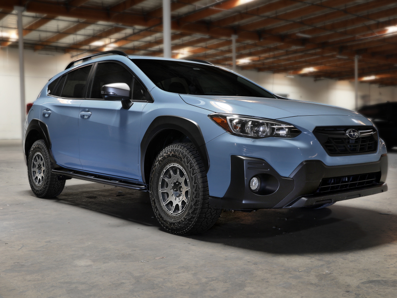 Subaru XV Crosstrek Off-Road Sliders - aFe - Terra Guard - Black - `18-`23