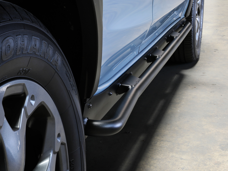 Subaru XV Crosstrek Off-Road Sliders - aFe - Terra Guard - Black - `18-`23