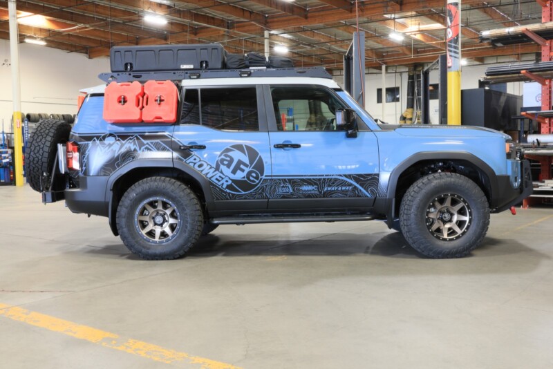 Toyota Land Cruiser Off-Road Sliders - aFe - Terra Guard - black - `24-`25