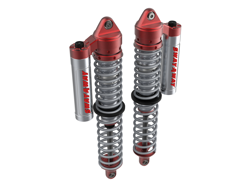 Polaris RZR Coilover Suspension Kit - Front - aFe - Sway-A-Way 2.5 w/ Piggyback Reservoirs and Comp Adjusters - `14-`16