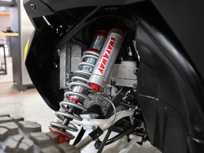 Polaris RZR Coilover Suspension Kit - Front - aFe - Sway-A-Way 2.5 w/ Piggyback Reservoirs and Comp Adjusters - `14-`16