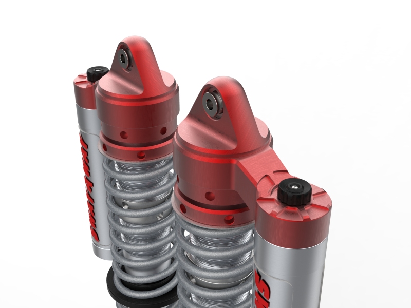 Polaris RZR Coilover Suspension Kit - Front - aFe - Sway-A-Way 2.5 w/ Piggyback Reservoirs and Comp Adjusters - `14-`16