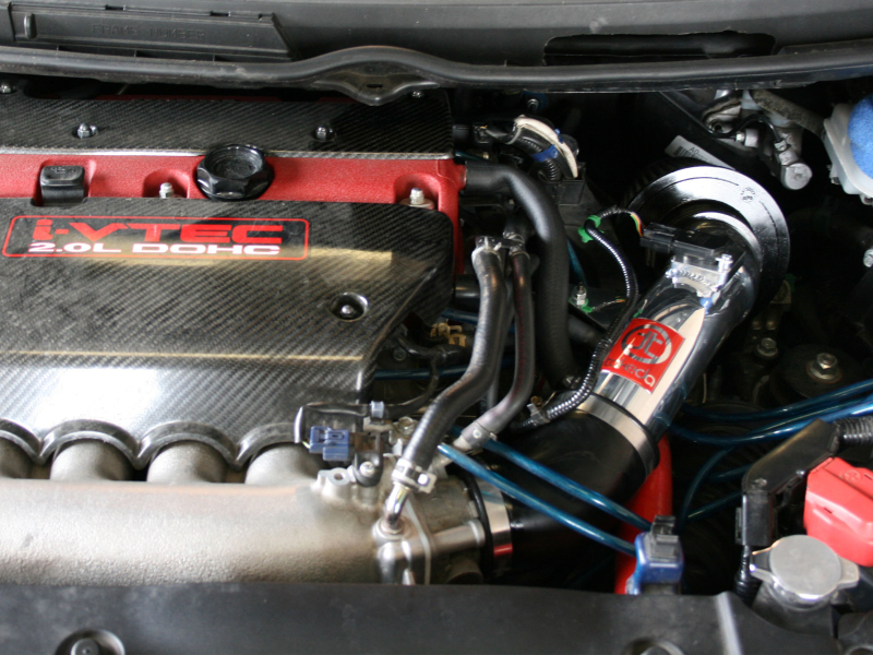 Honda Civic Si Performance Air Intake - aFe - Stage-2 PDS AIS PDS w/ Pro DRY S Filter - Black - `06-`11