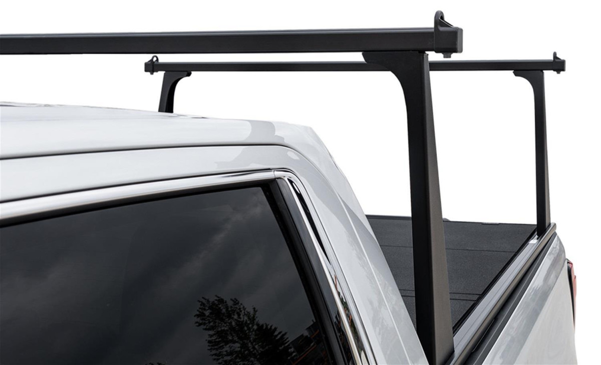 Rivian R1T Truck Rack - Access - ADARAC Aluminum Pro Series - Matte Black - `22-`27