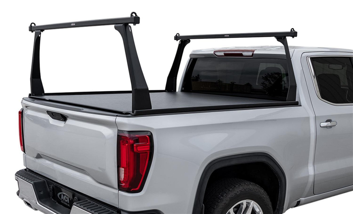 Rivian R1T Truck Rack - Access - ADARAC Aluminum Series - Matte Black - `22-`27