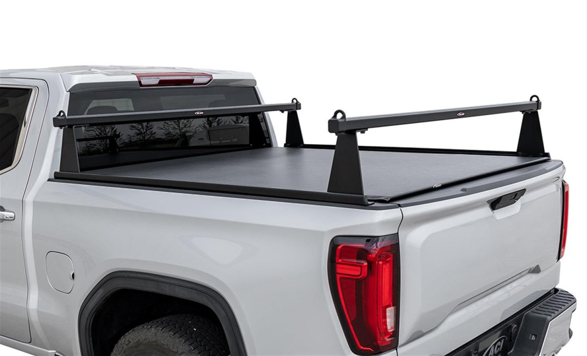 Rivian R1T Truck Rack - Access - ADARAC Aluminum M-Series - Matte Black - `22-`27