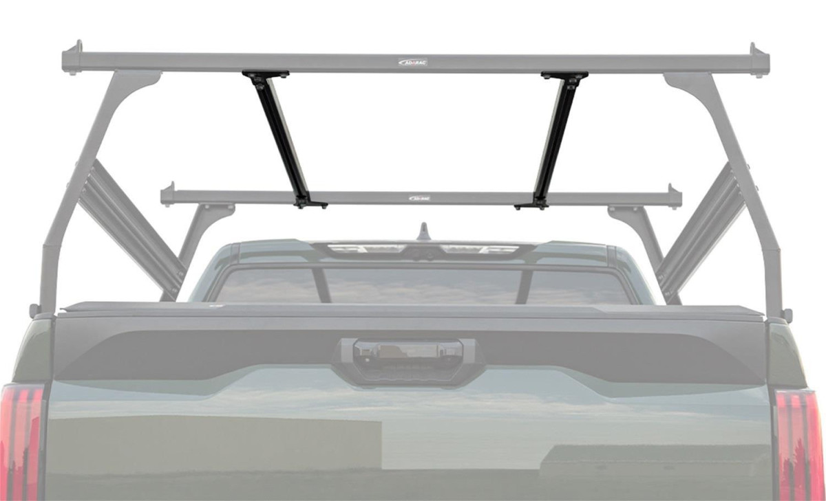 Rivian R1T Truck Bed Rack - Access - ADAGRID Accessory Bars for Overland Rack - Matte Black - `22-`27