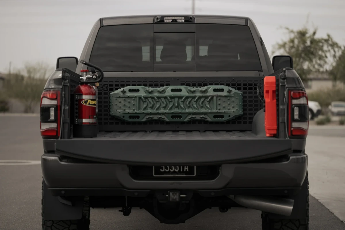 Ram 3500 Bed Mounted Molle Panels - Addictive Desert Designs - Cab Side - `19+