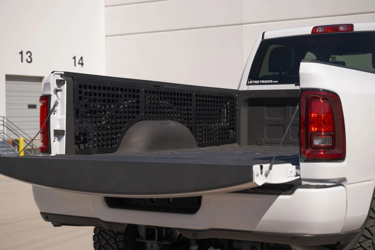 RAM 3500 Molle Panels - Bed Mount - Driver Side - Addictive Desert Designs - 8Ft Bed - `19-`26