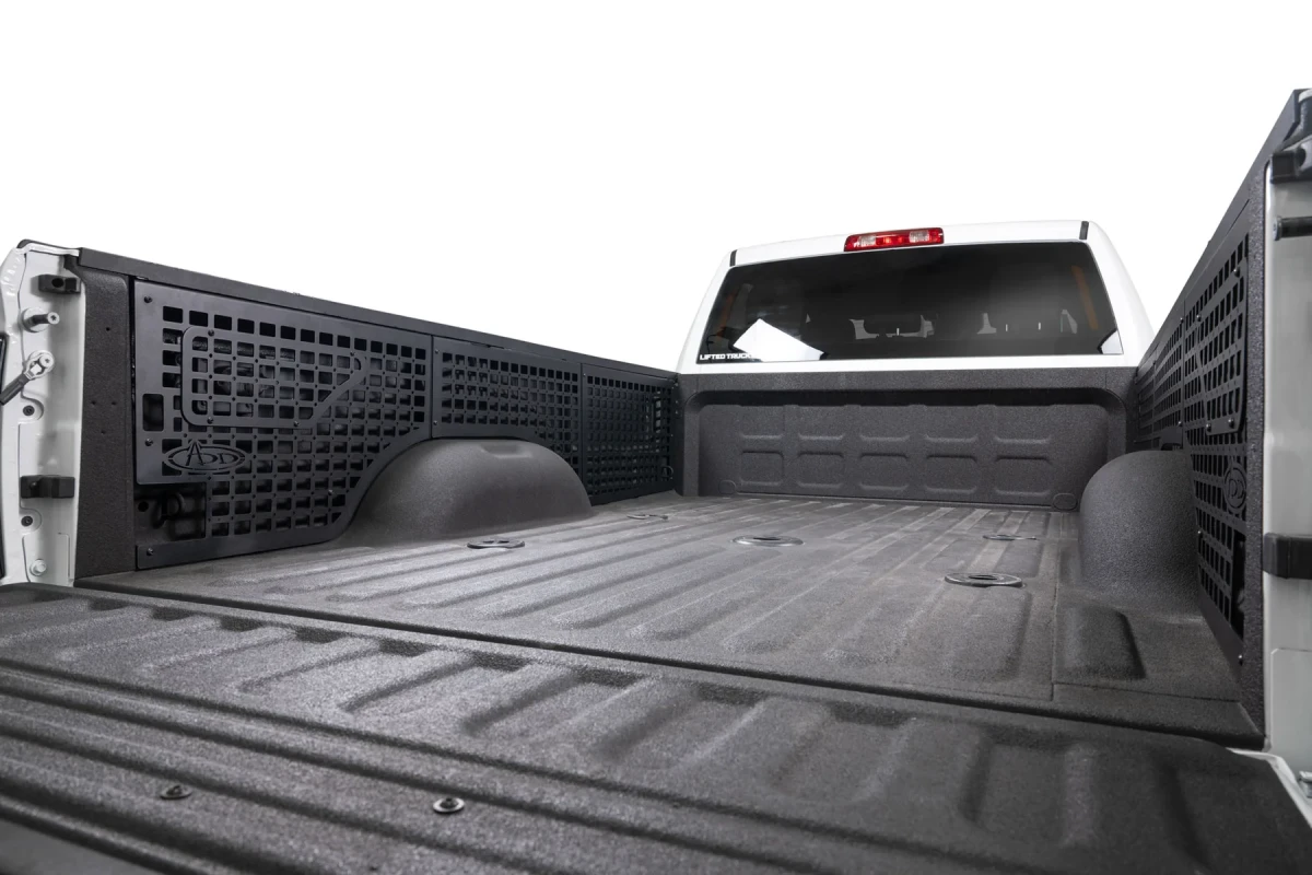 RAM 3500 Molle Panels - Bed Mount - Driver Side - Addictive Desert Designs - 8Ft Bed - `19-`26