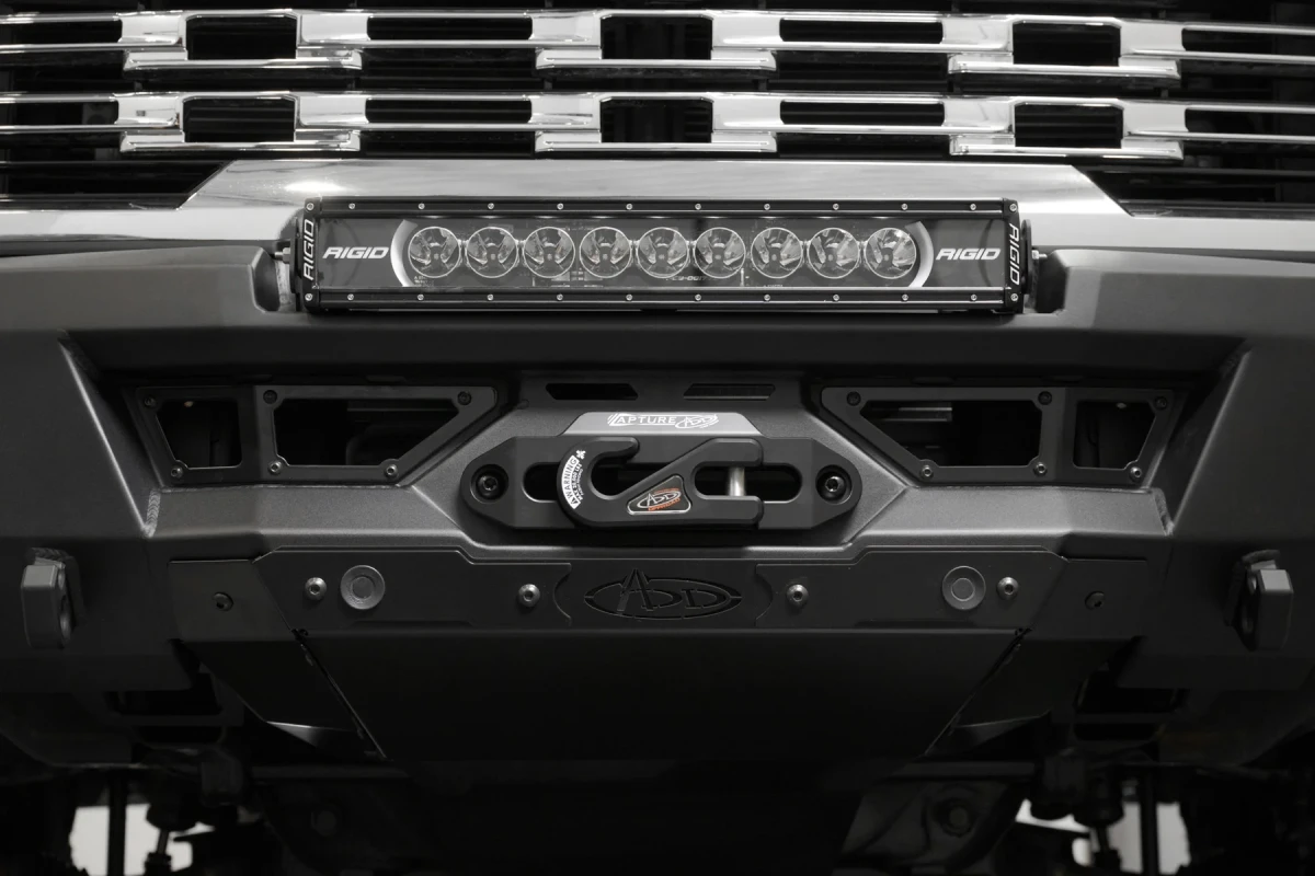 GMC Sierra 2500 Front Bumper - Winch Mount - Addictive Desert Designs - Phantom - `24+