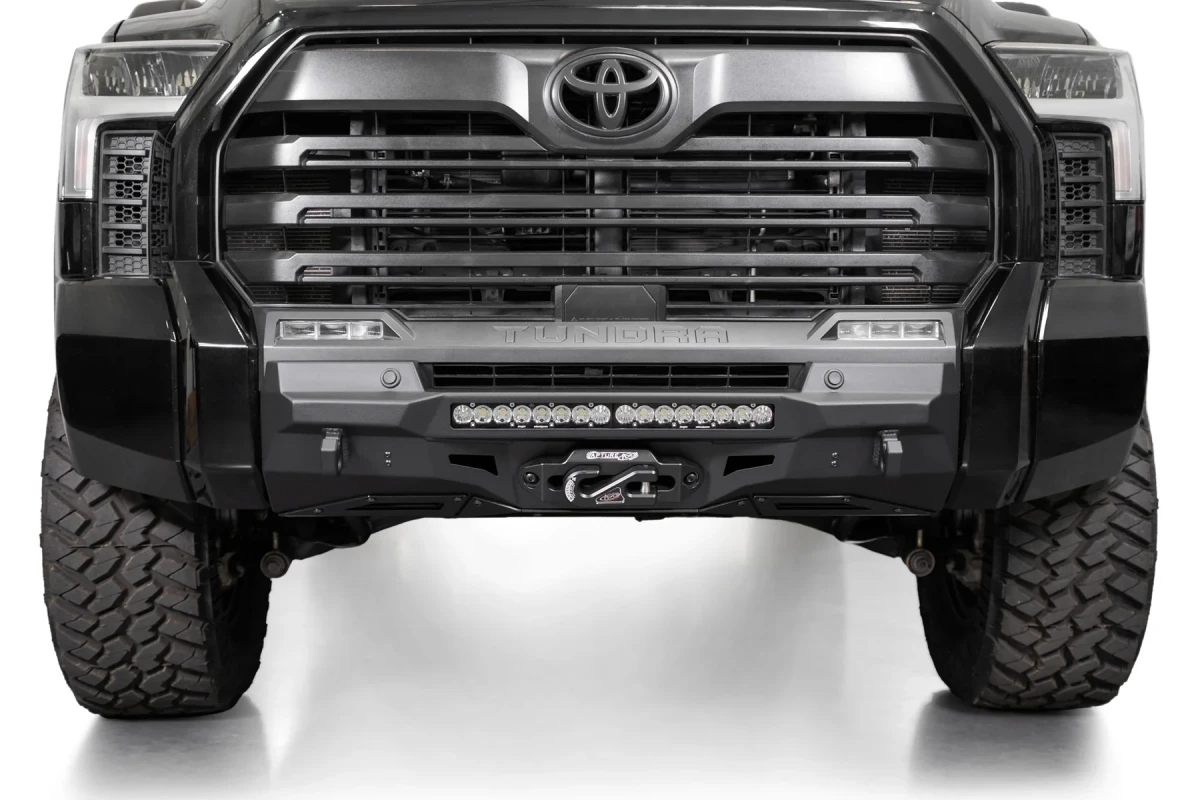 Toyota Tundra Bumper - Front - Addictive Desert Designs - Stealth w/ Winch Mount - `22-`26