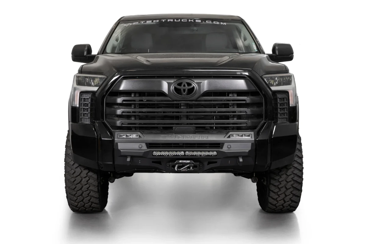 Toyota Tundra Bumper - Front - Addictive Desert Designs - Stealth w/ Winch Mount - `22-`26