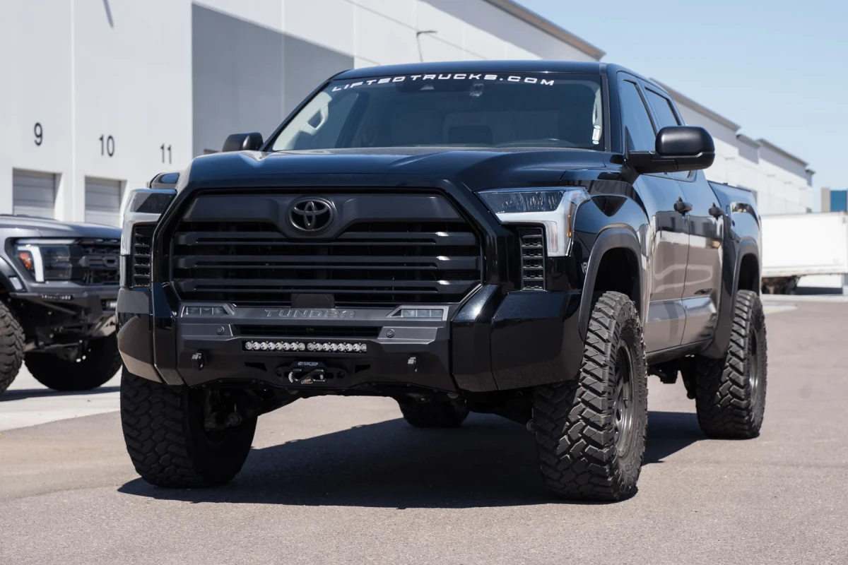 Toyota Tundra Bumper - Front - Addictive Desert Designs - Stealth w/ Winch Mount - `22-`26