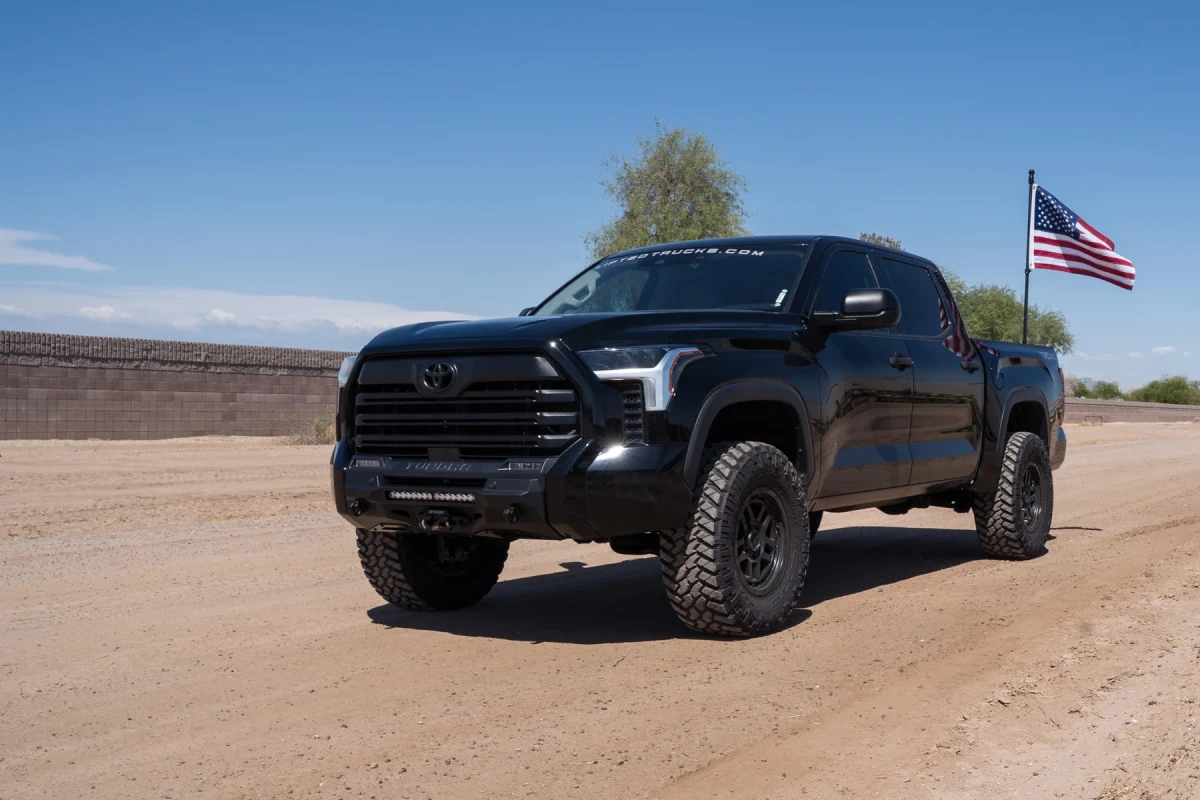 Toyota Tundra Bumper - Front - Addictive Desert Designs - Stealth w/ Winch Mount - `22-`26