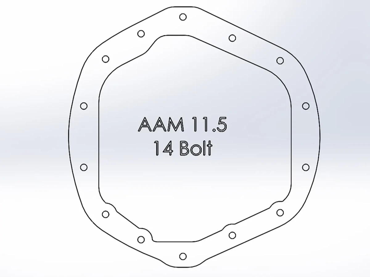Dodge Ram Diff Cover Kit - Front + Rear - aFe - AAM 9.25-12 & AAM 11.5/12-14 - `13-`18