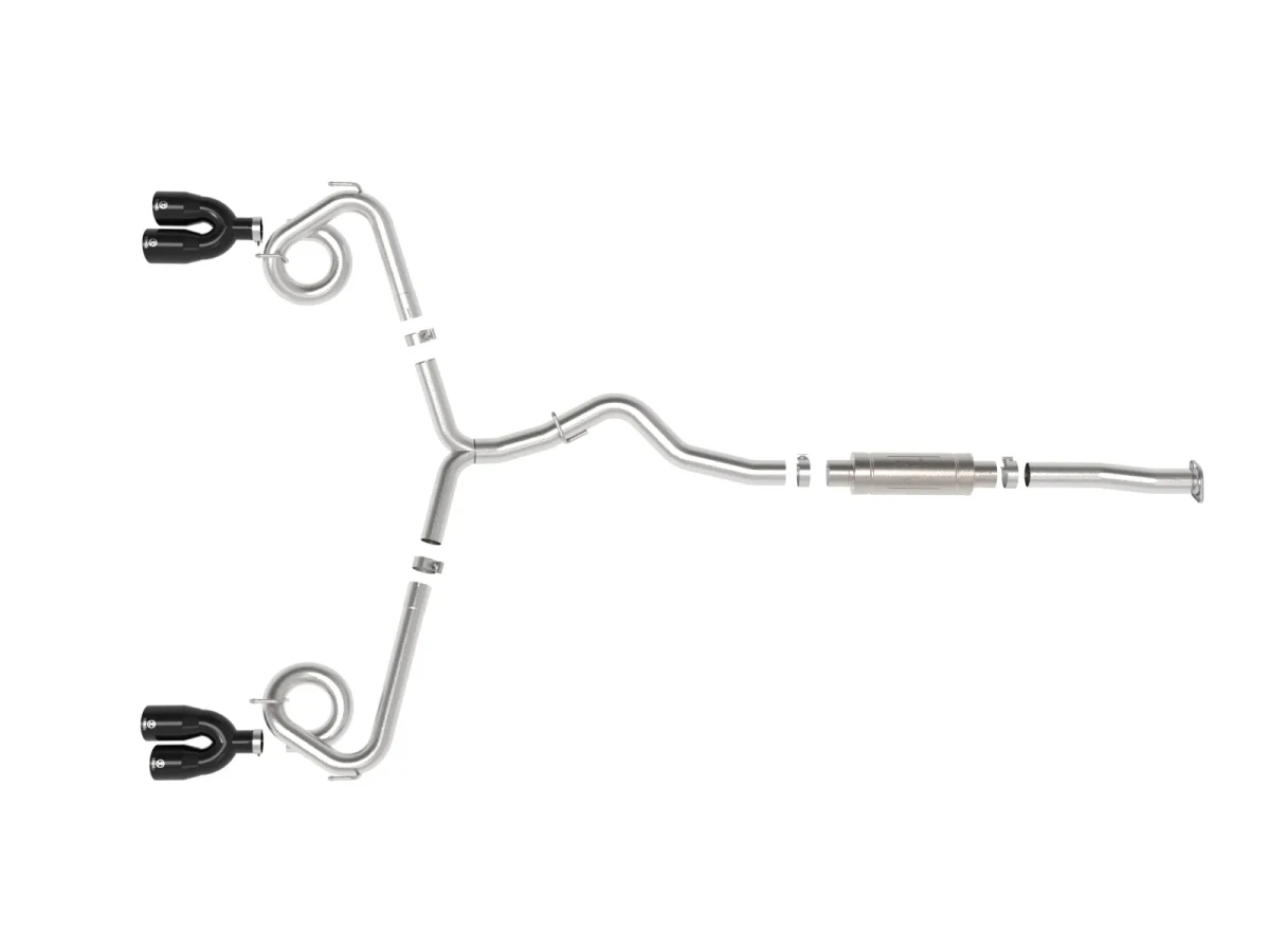 Subaru STi Performance Exhaust - aFe - Cat Back - Black - `15-`21