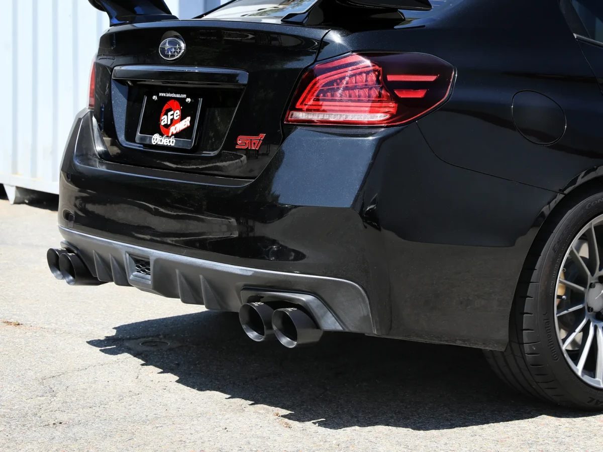 Subaru WRX Performance Exhaust - aFe - Cat Back - Black Tip - `15-`21