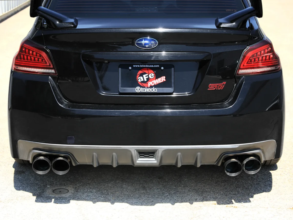 Subaru WRX Performance Exhaust - aFe - Cat Back - Black Tip - `15-`21