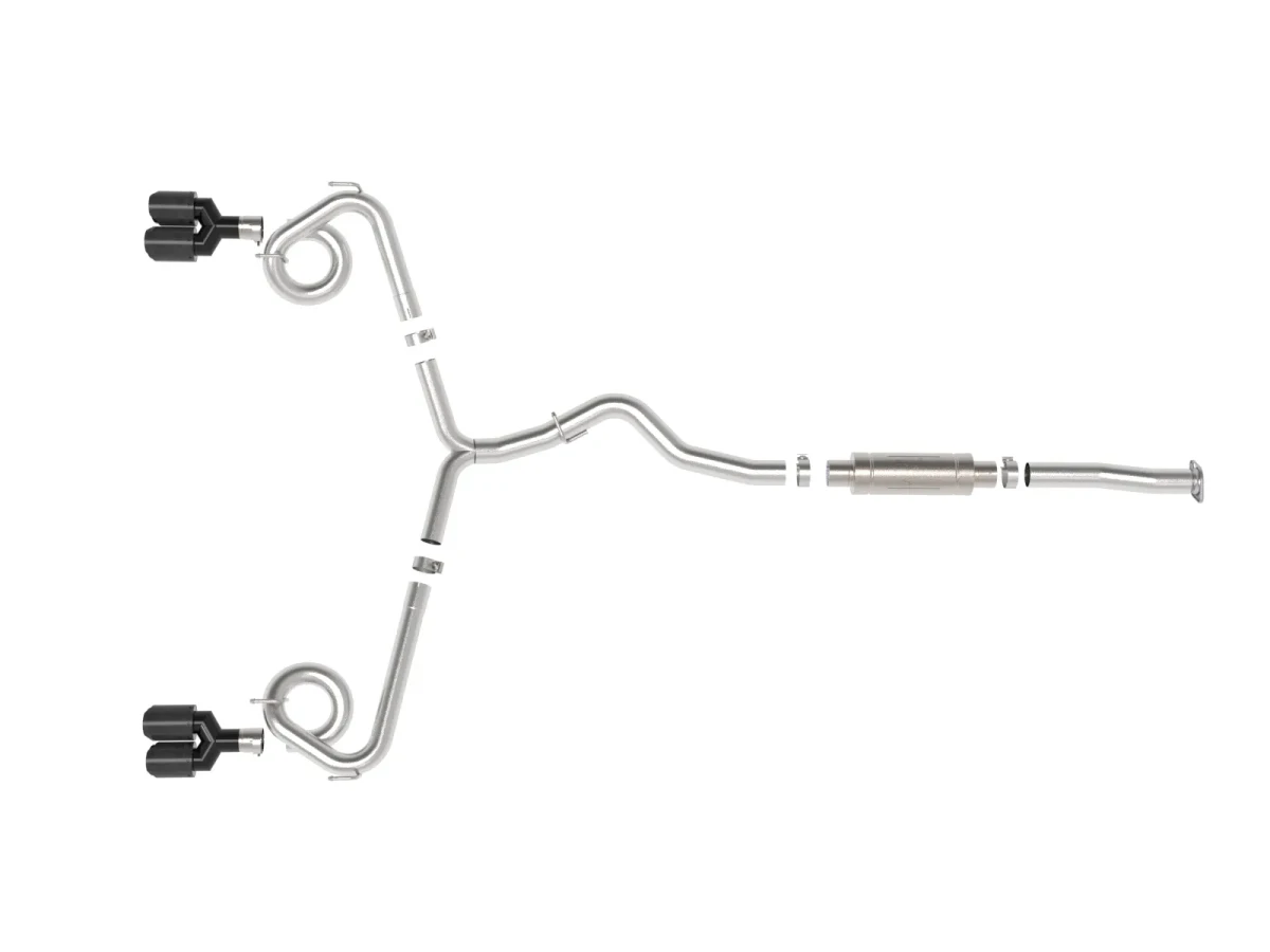 Subaru WRX Performance Exhaust - aFe - Cat Back Takeda 3in to 2-1/2in Stainless Carbon Fiber Tip - `15-`21