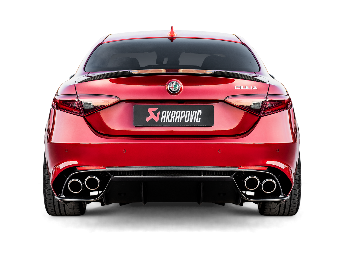Alfa Romeo Giulia Performance Exhaust - Akrapovic - Cat Back - Titanium