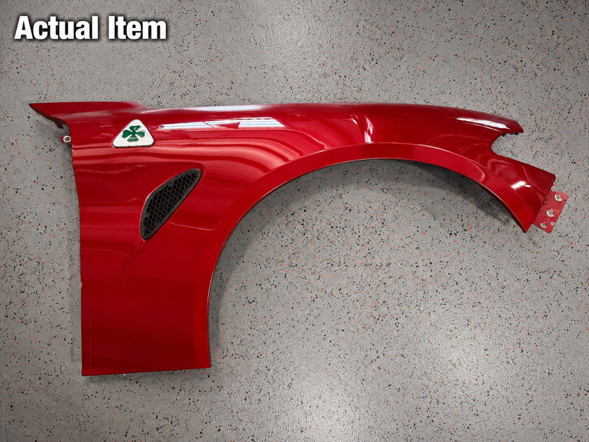 Alfa Romeo Giulia Quadrifoglio Front Fender - Passenger Side - Rosso Etna - Take Off
