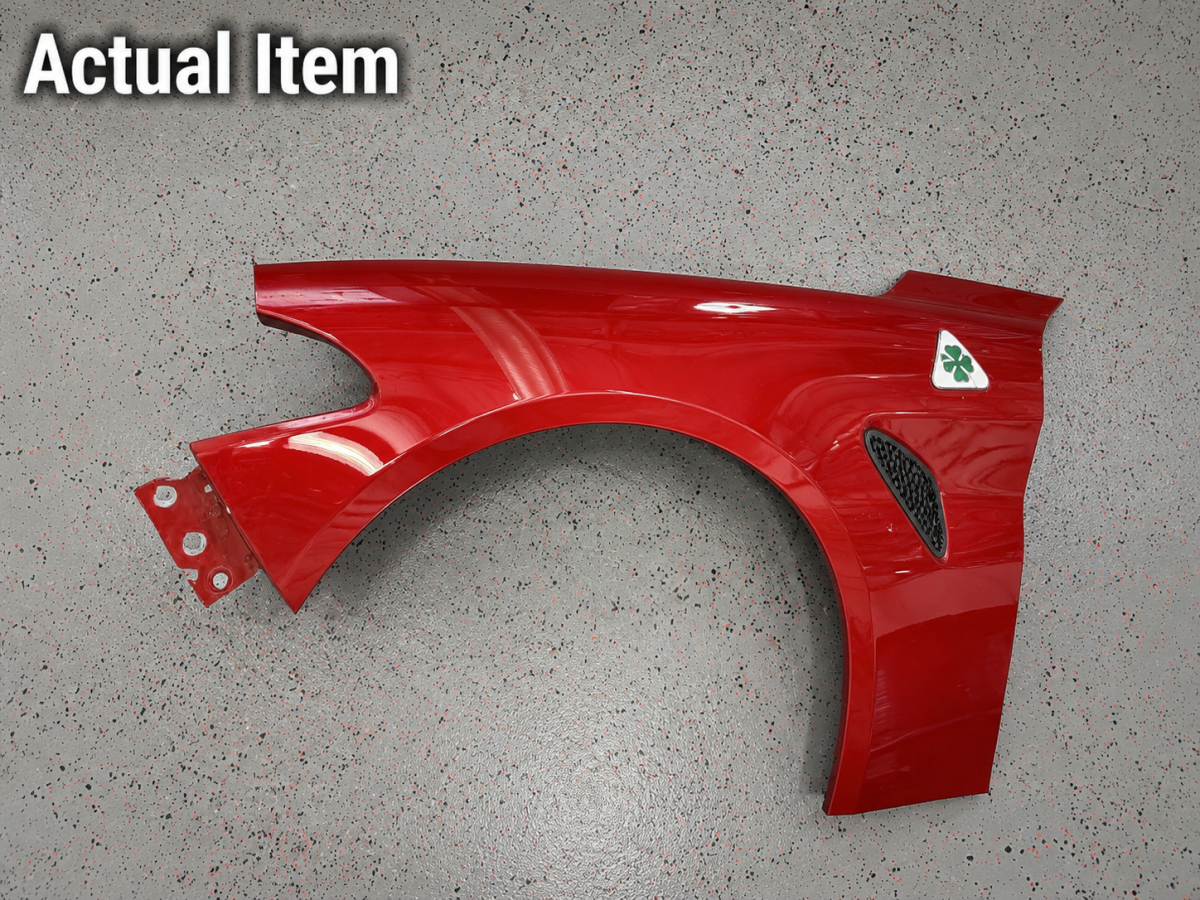 Alfa Romeo Giulia Quadrifoglio Front Fender - Driver Side - Rosso Etna - Take Off