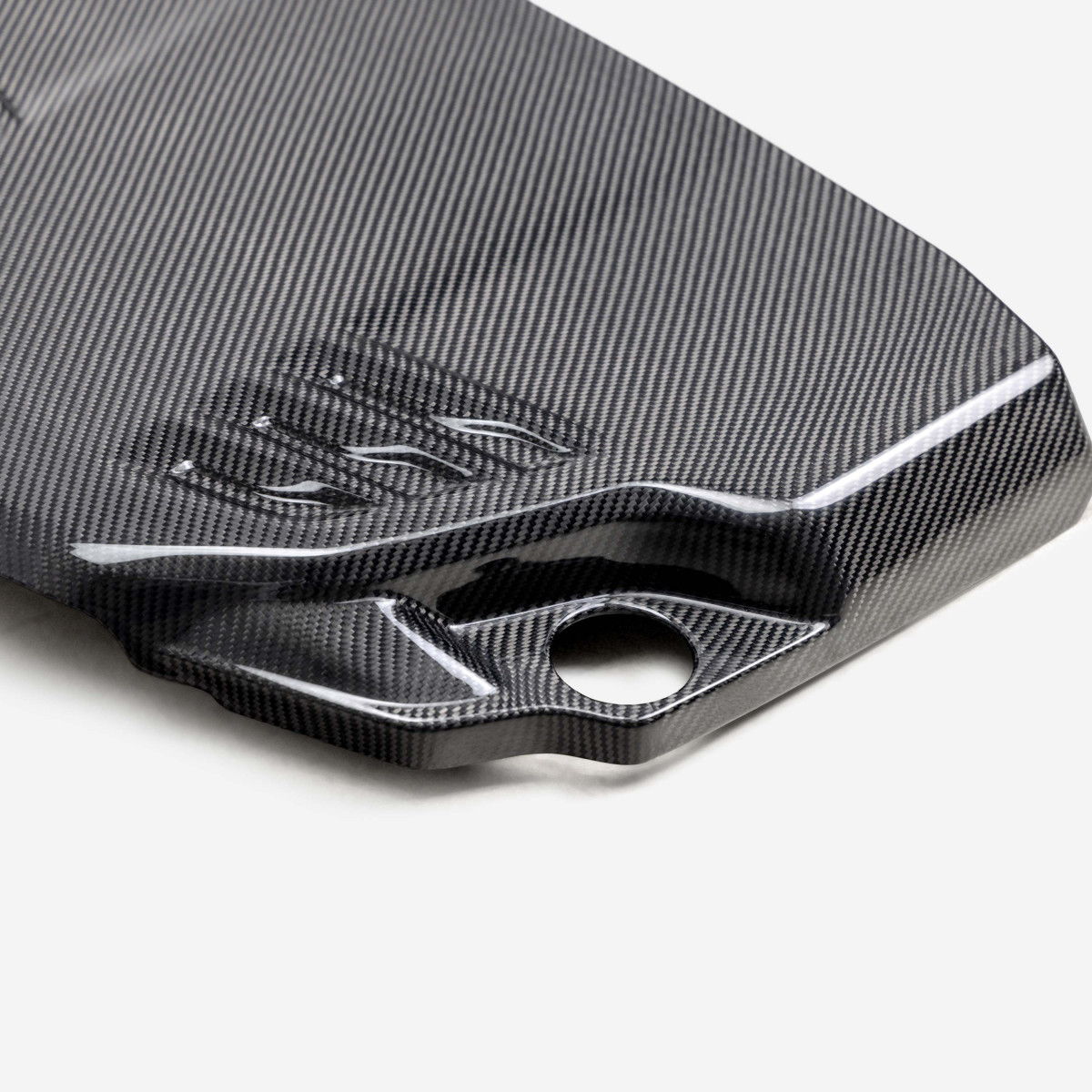 Cadillac CT4-V Engine Cover - Anderson Composites - Carbon Fiber - `22-`25