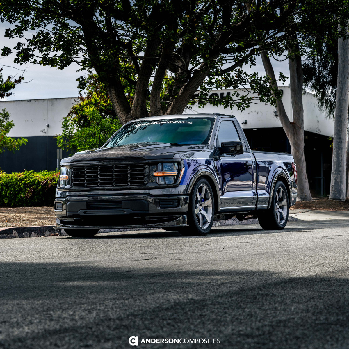 Ford F-150 Hood - Anderson Composites - Type-AT Carbon Fiber - `21-`26