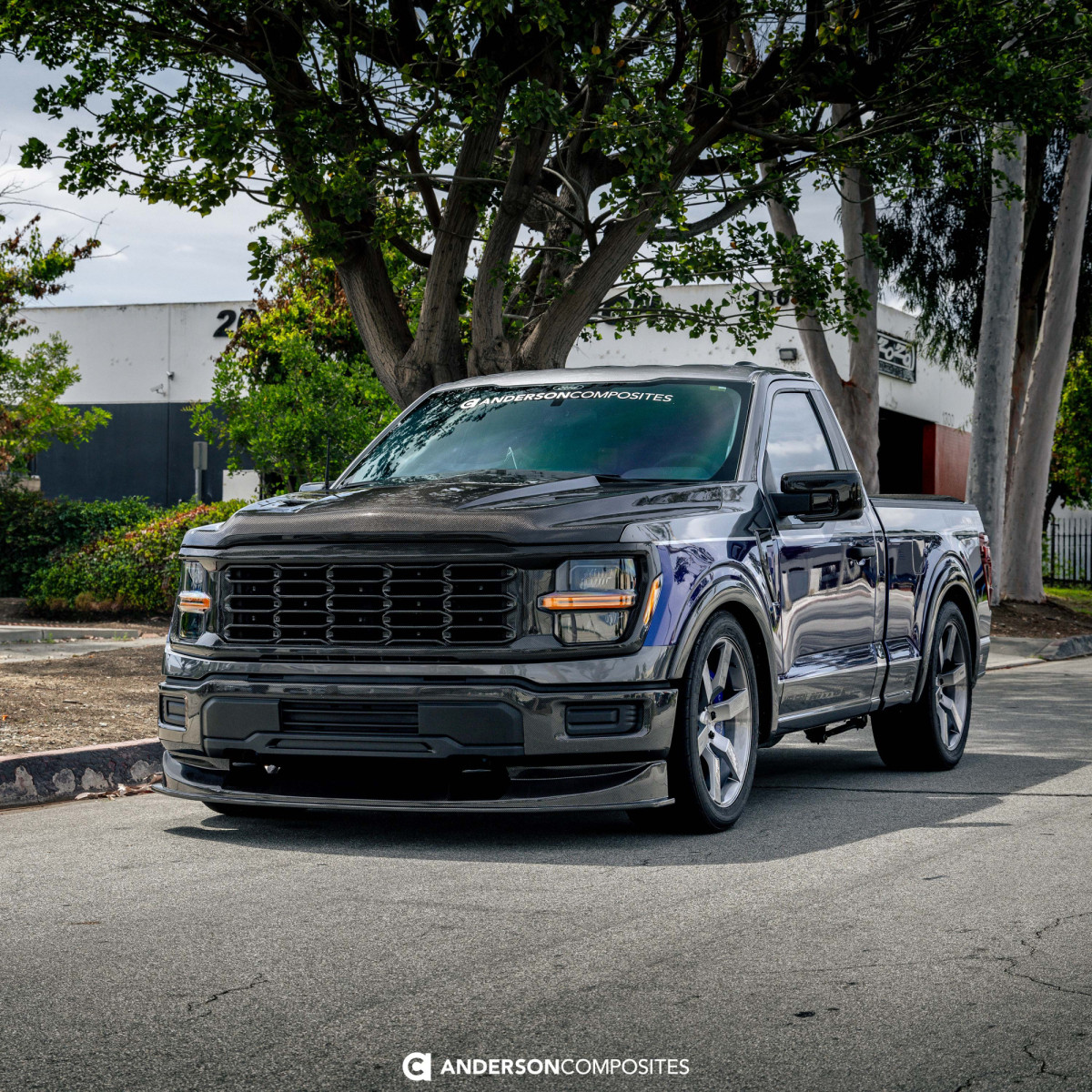 Ford F-150 Hood - Anderson Composites - Type-AT Carbon Fiber - `21-`26