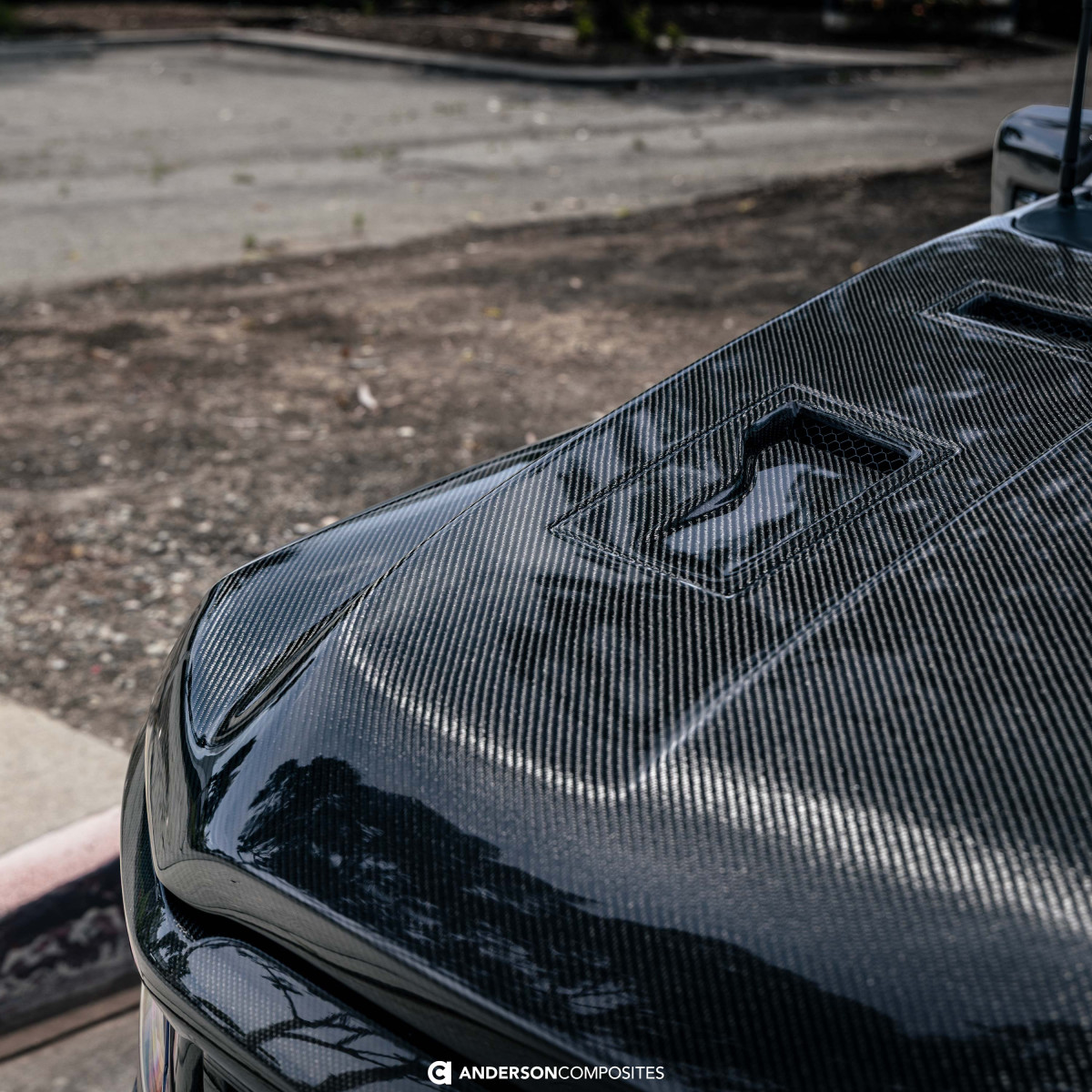Ford F-150 Hood - Anderson Composites - Type-AT Carbon Fiber - `21-`26