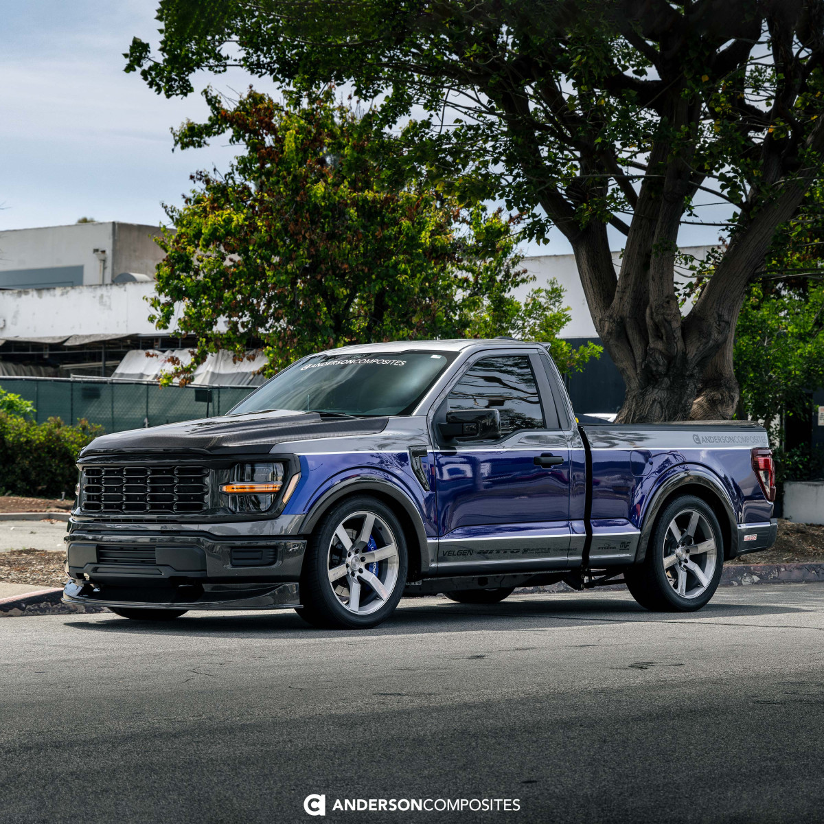 Ford F-150 Hood - Anderson Composites - Type-AT Carbon Fiber - `21-`26