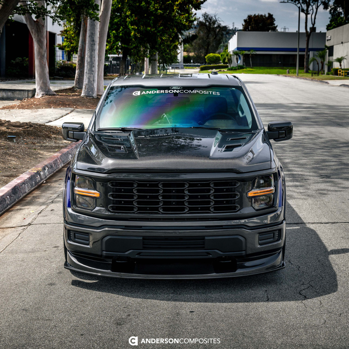 Ford F-150 Hood - Anderson Composites - Type-AT Carbon Fiber - `21-`26