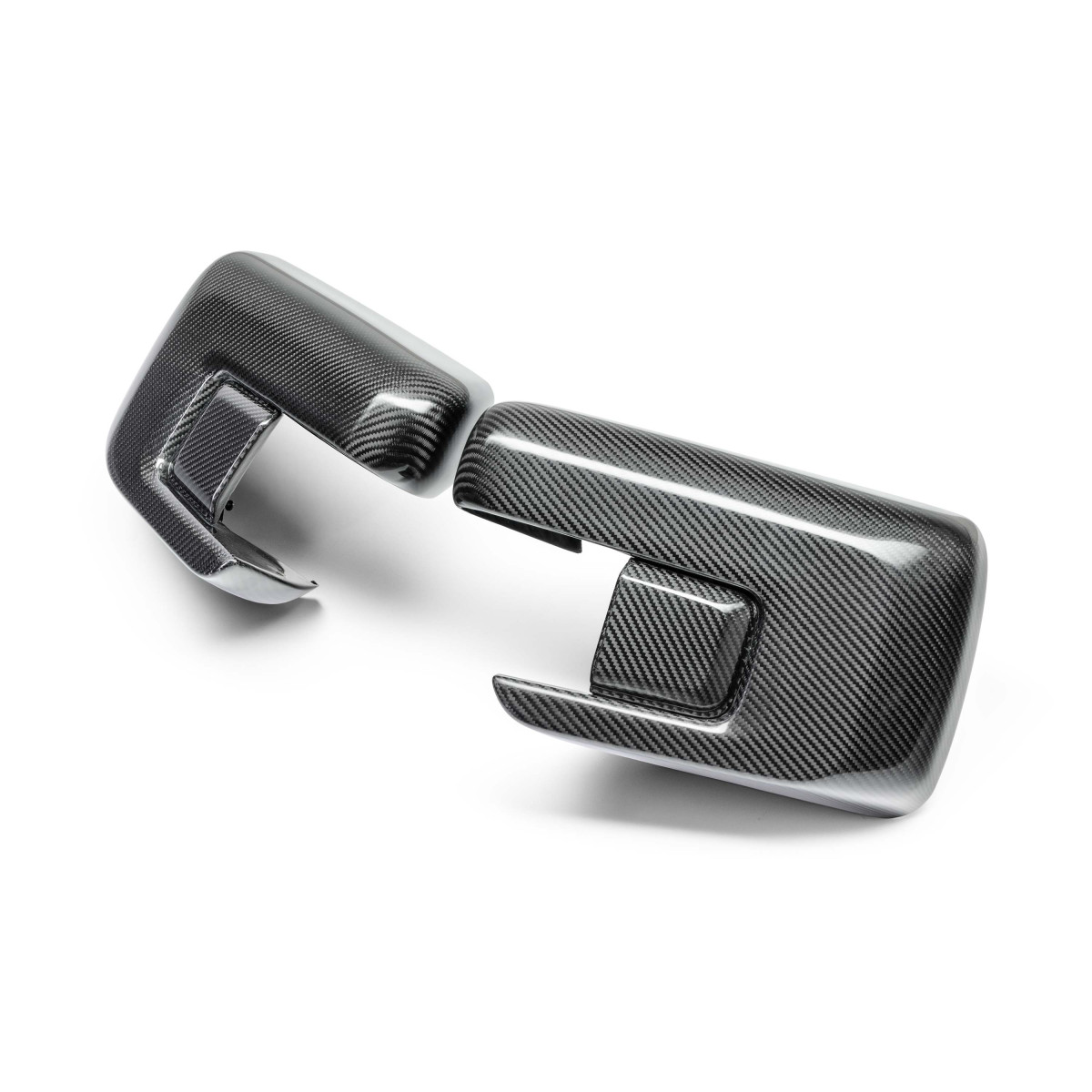 Ford F-150 Mirror Caps - Anderson Composites - Carbon Fiber - `21-`25