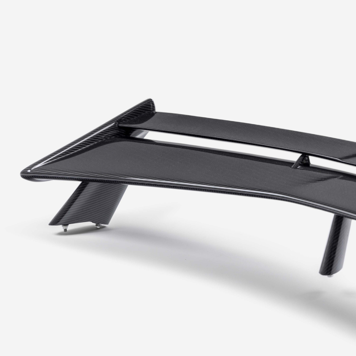 Chevrolet Corvette C8 Rear Spoiler - Anderson Composites - Type-HWD Carbon Fiber Double - `20-`25