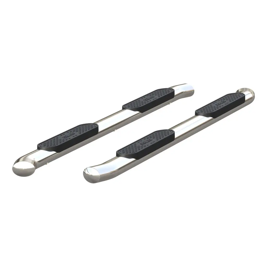 Toyota Tundra Side Steps - 4" Oval - Polished Stainless - Crewmax - '22-'25