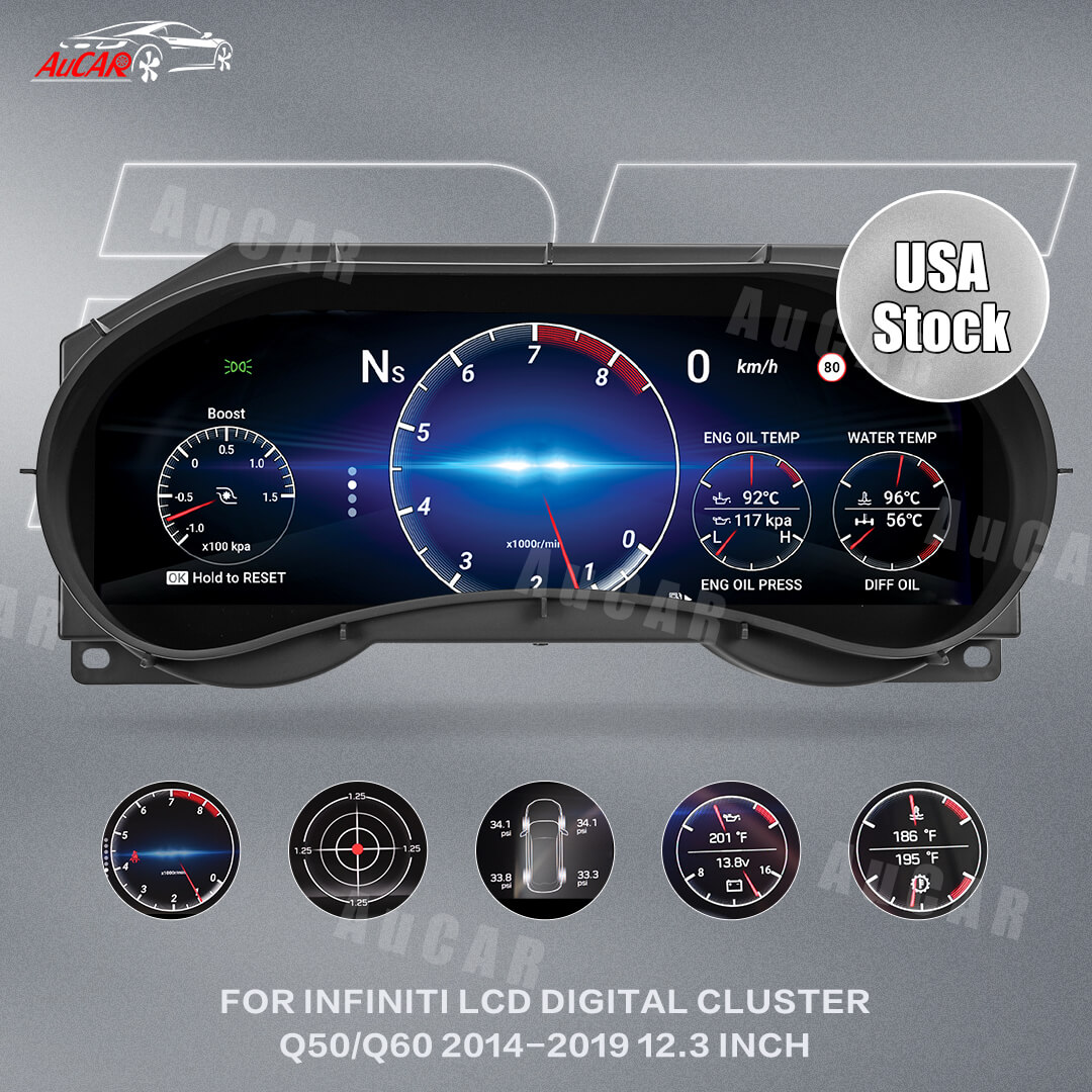 Infiniti Q60 Instrument Cluster - AUCAR - '14-'23